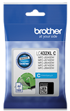 LC432XL Brother LC432XLC Cyan High Yield Ink Cartridge